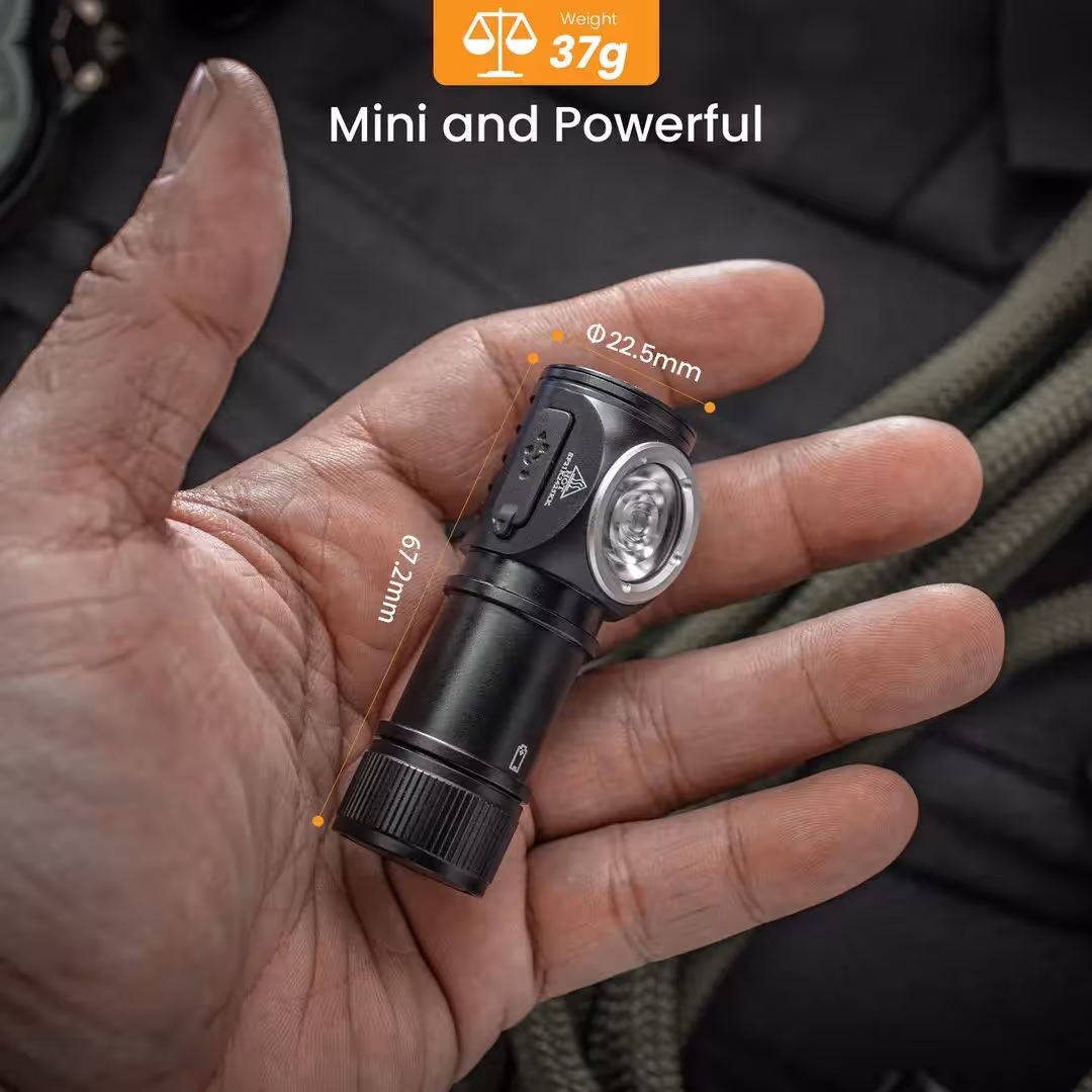 LED headlamp USB C
