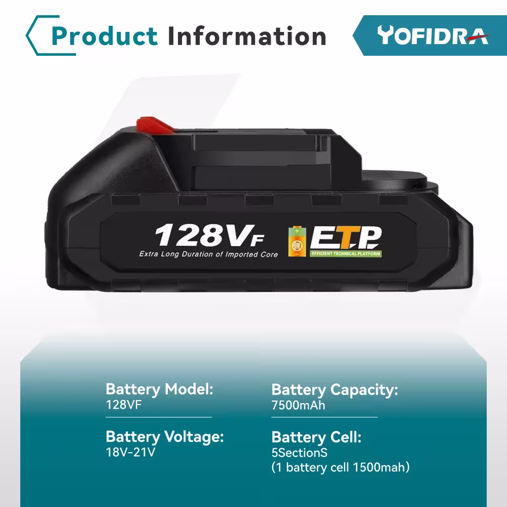 Batterie au lithium 20V