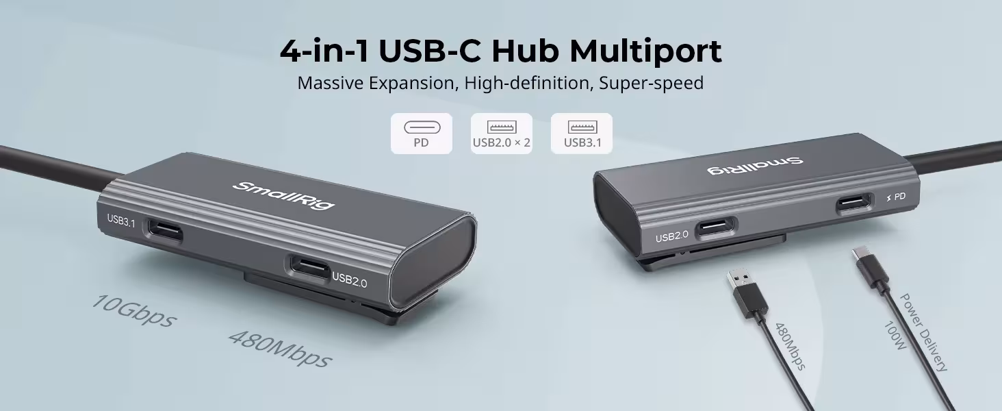 Hub USB-C 4-in-1