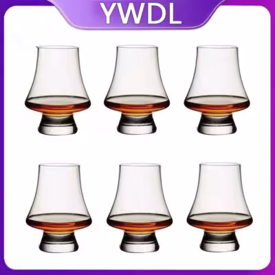 Set di 2 bicchieri da whisky YWDL da 250 ml, 4 o 6 pezzi, senza piombo.