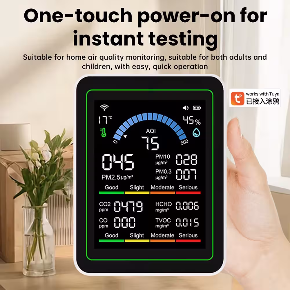 moniteur de qualité de l'air WiFi