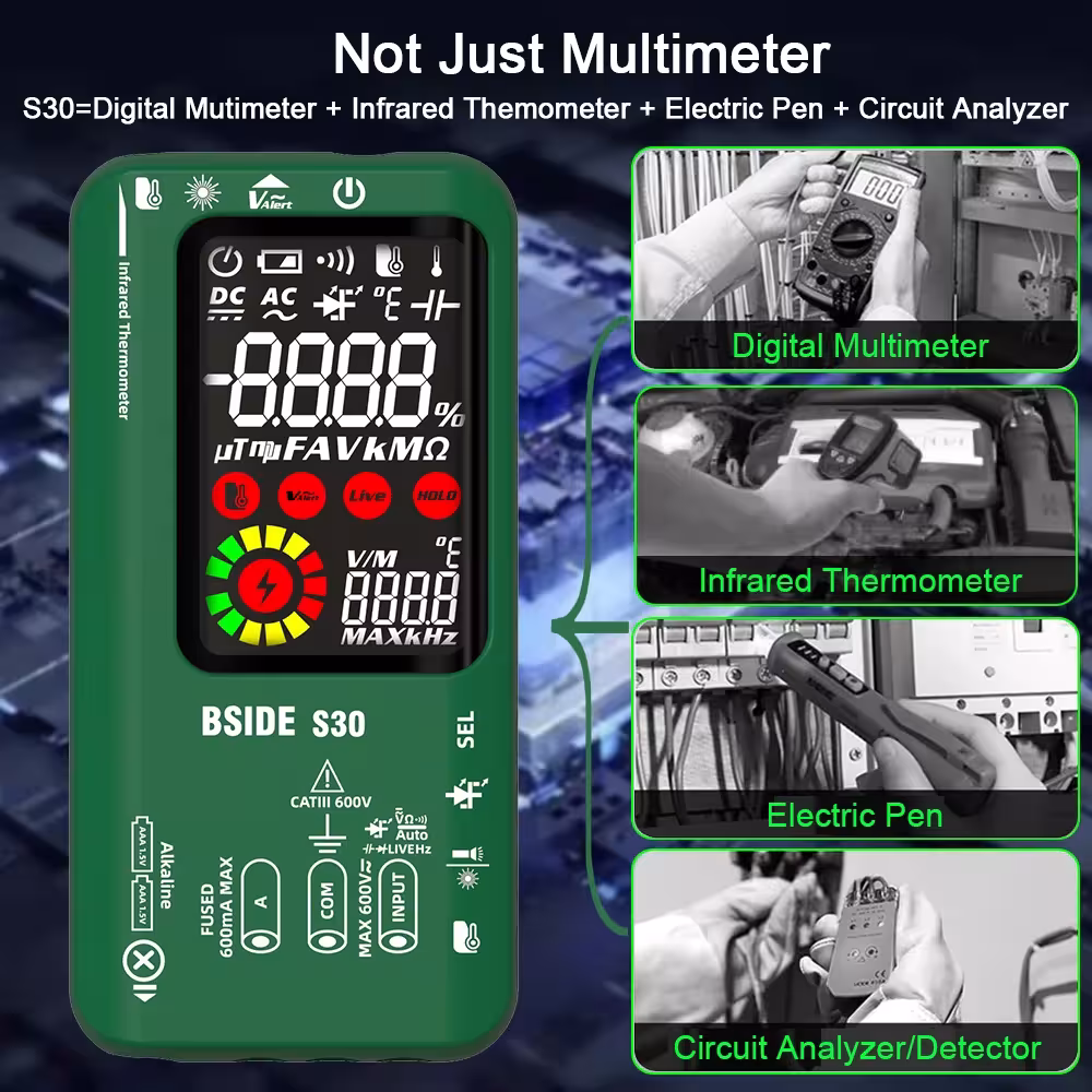 digital multi-meter temperature