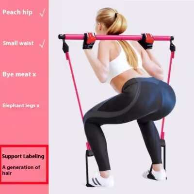Pilates Stick adjustable training stick for home yoga and toning