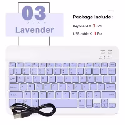 Tastiera Bluetooth wireless portatile per tablet cellulare iPad