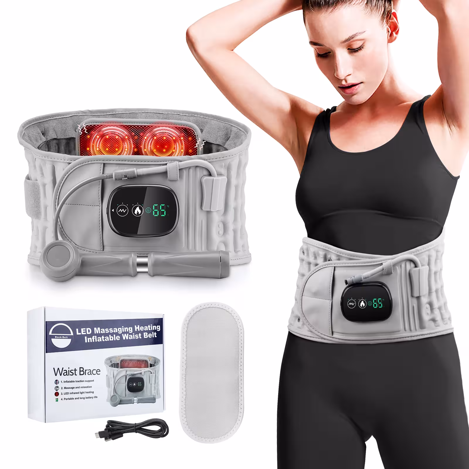 heating massage belt