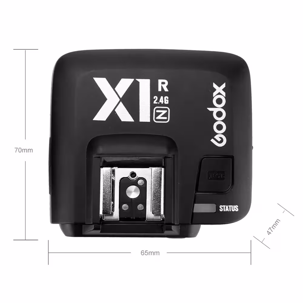 Godox X1R TTL 2.4G receptor inalámbrico para cámaras Canon Nikon Sony