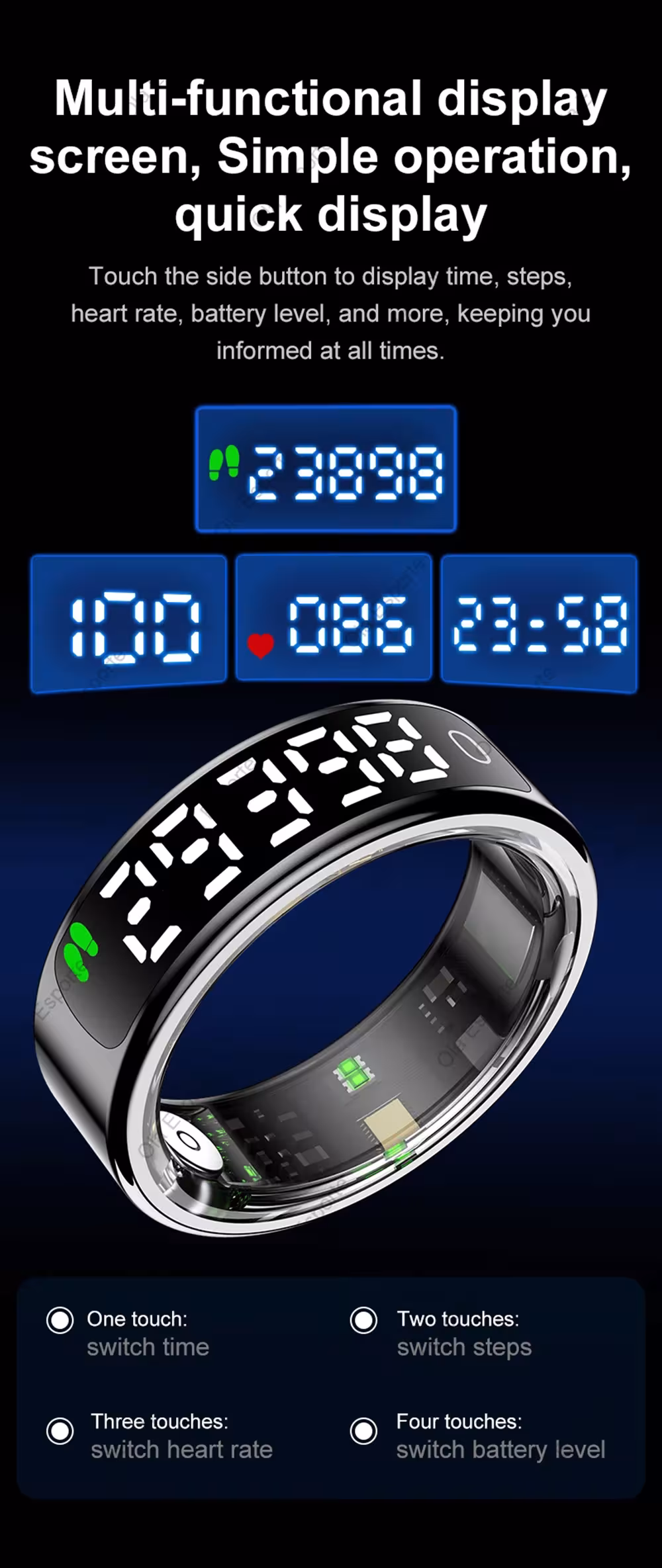 smart ring with display