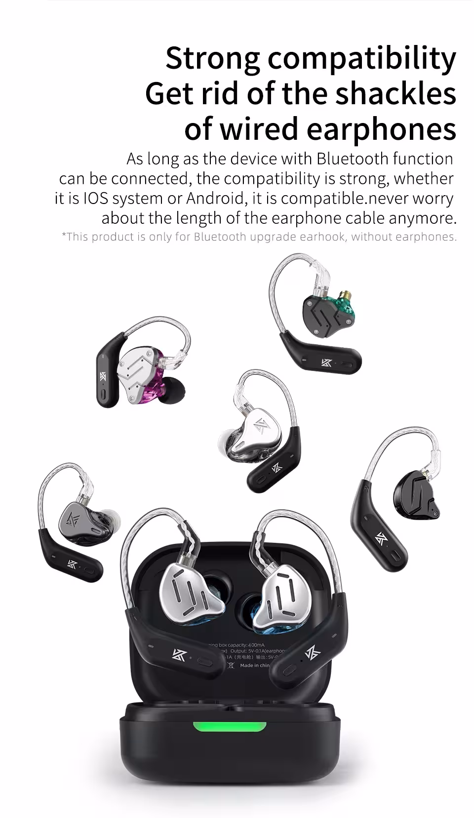 wireless Bluetooth module for earphones
