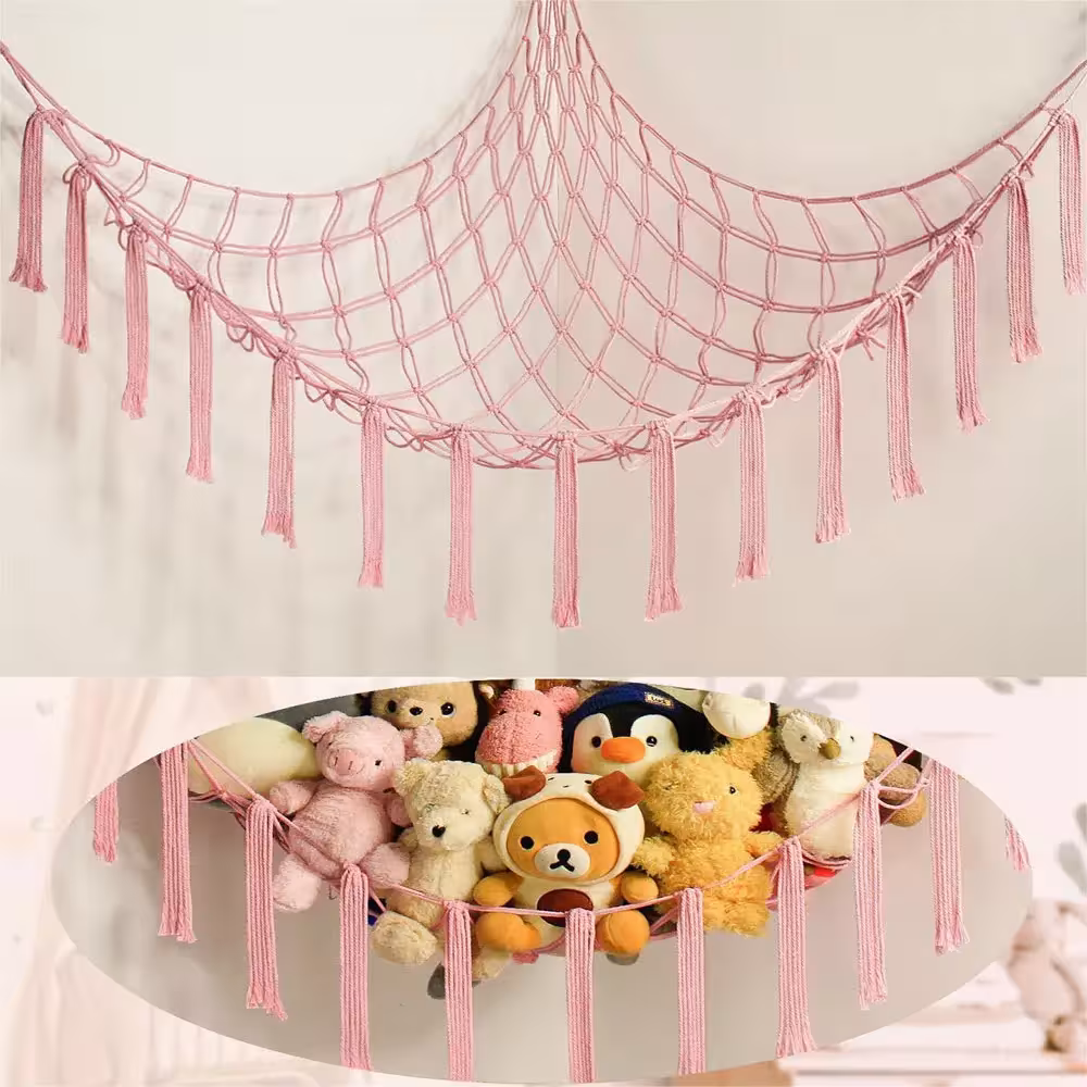 rangement suspendu pour jouets