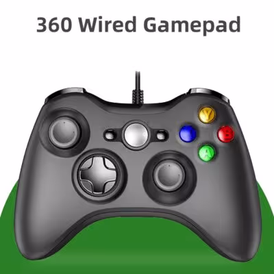 Contrôleur de jeu filaire 360 pour PC avec support Steam Win7 8 10 11