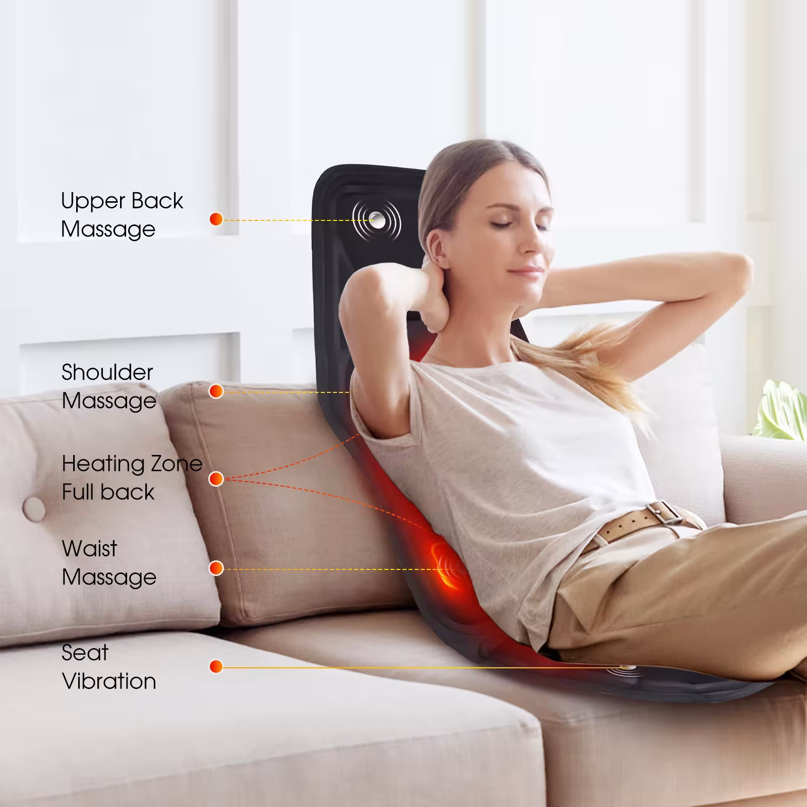 electric back massage pillow