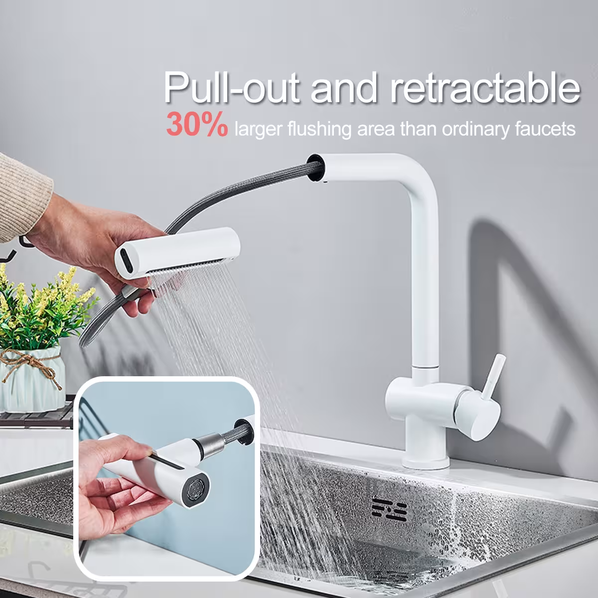 kitchen mixer with extraction