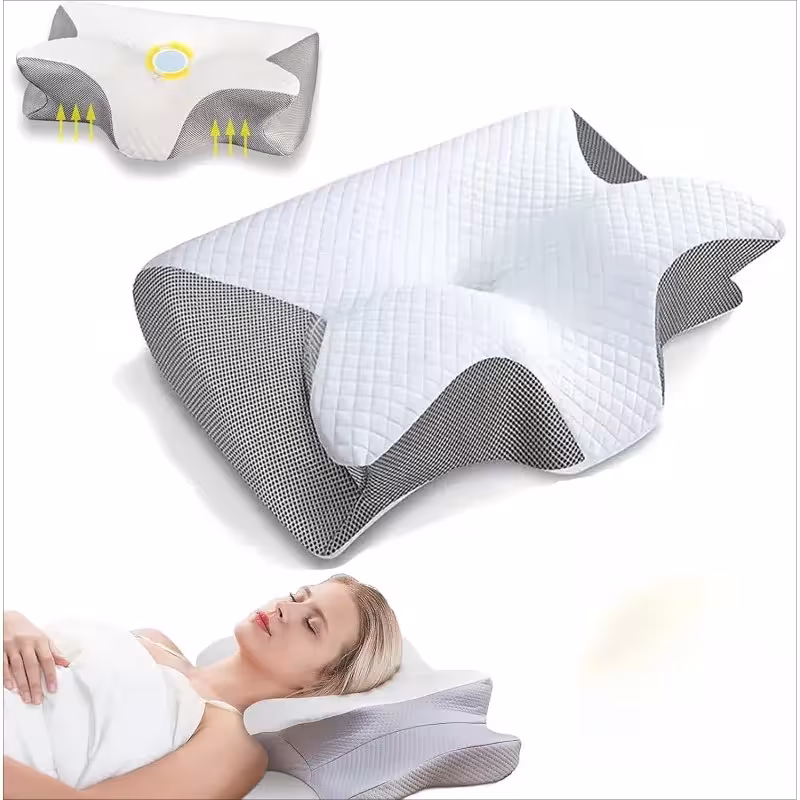 Ergonomiczna poduszka senna z pianką stringową do spania