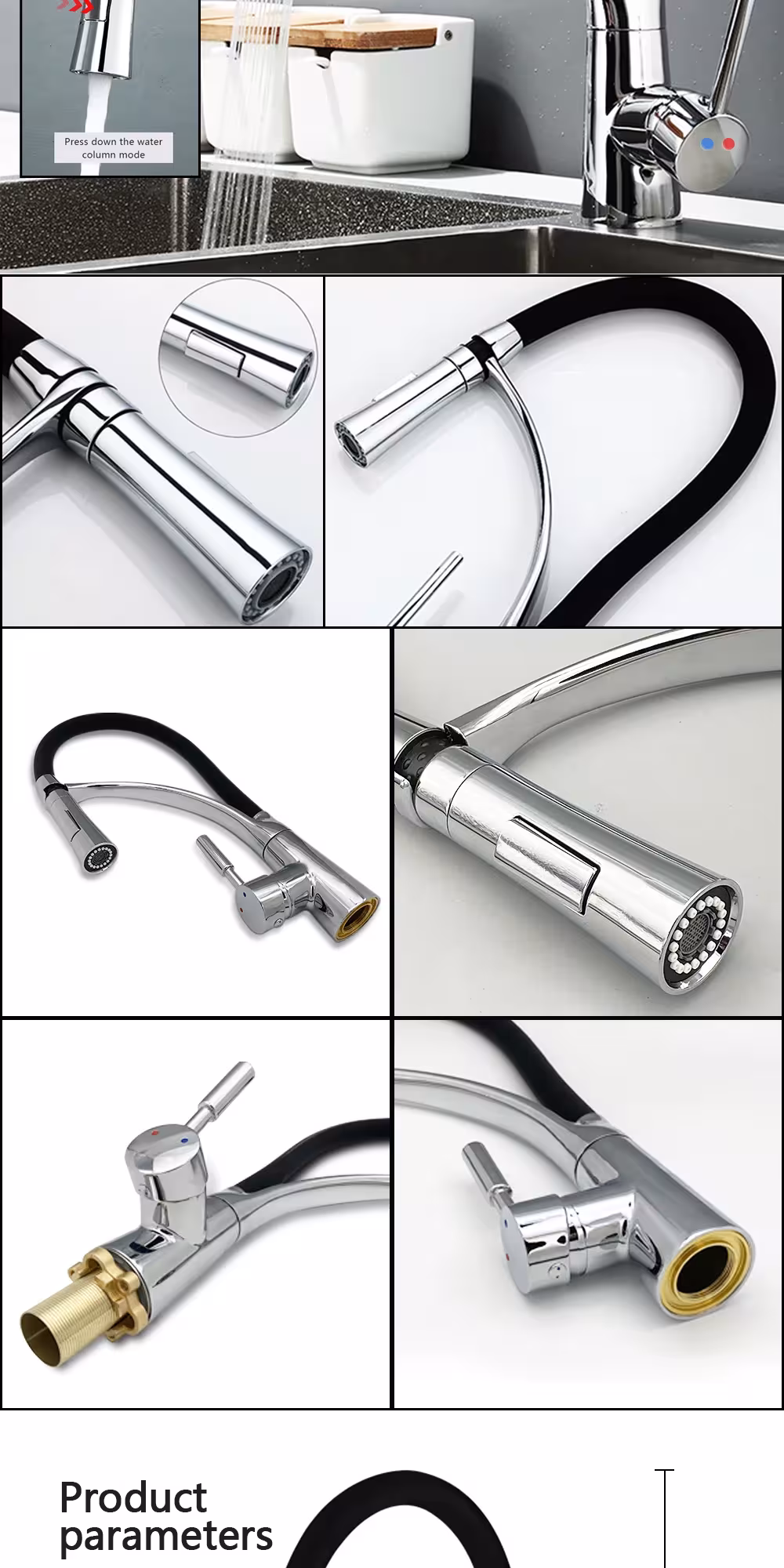 kitchen water filtration faucet
