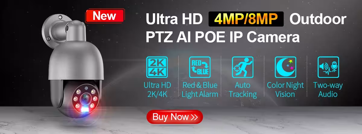 4K POE kamera 8MP