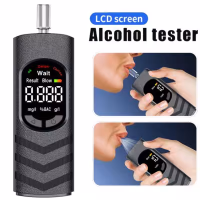 Alcolmetro digitale professionale con display LCD