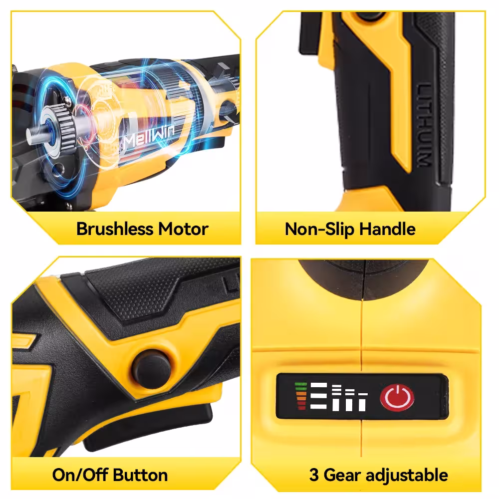 cordless angle grinder 125mm