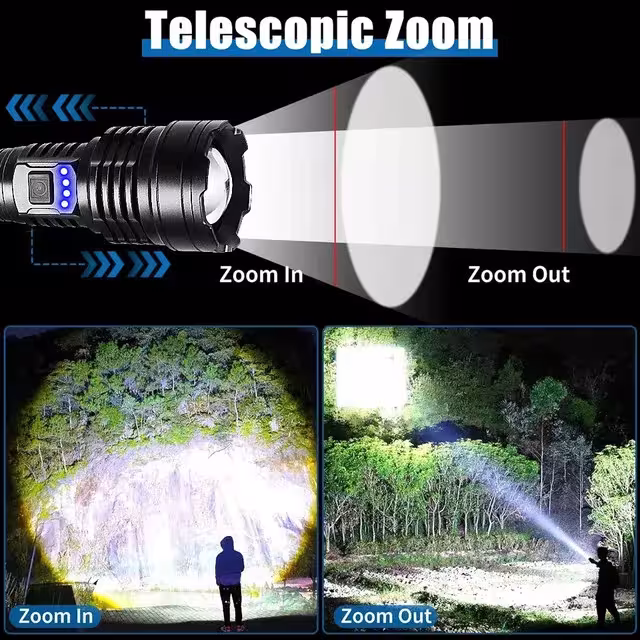 Linterna LED táctica