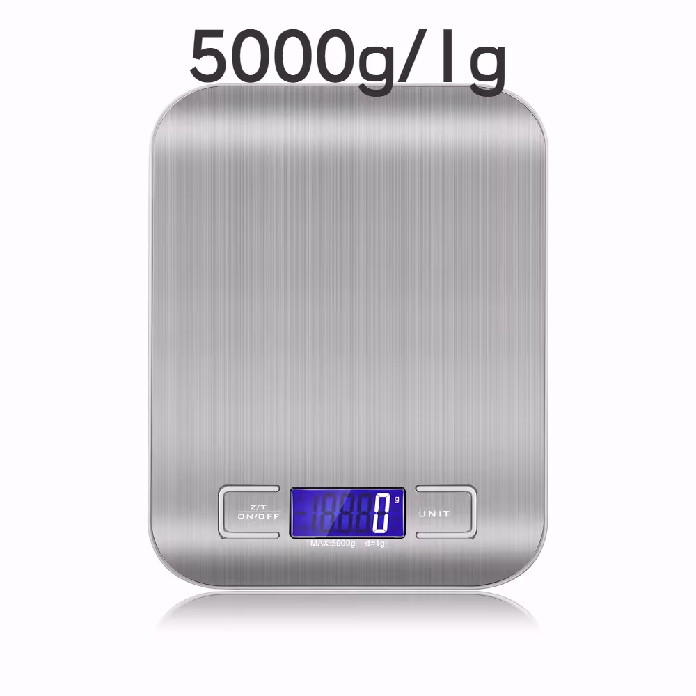 nešiojama virtuvės svarstyklė 5kg