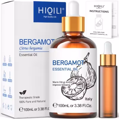 HYQILI 100ML Olio essenziale di Bergamo 100% aromaterapia naturale