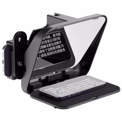 Ulanzi RT02 Teleprompter portátil mini para tablet y smartphone para grabación de vídeo