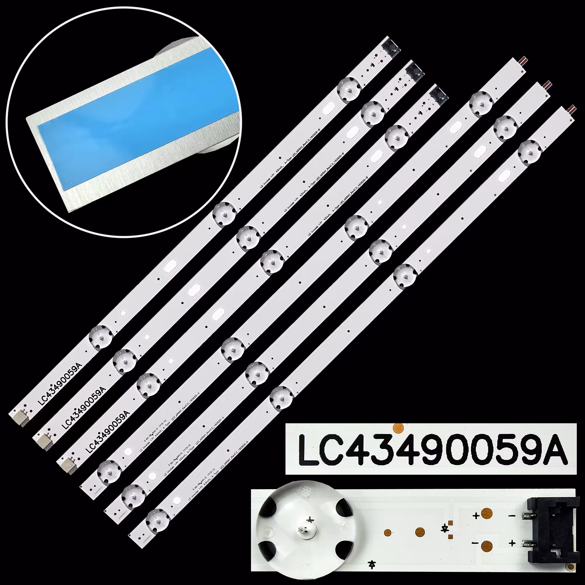 LED backlight strip for 43 inch