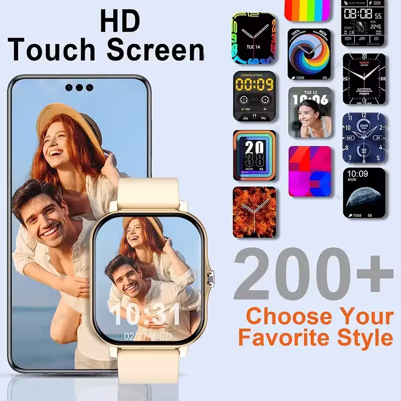 Smartwatch mit Blutdruckmessgerät