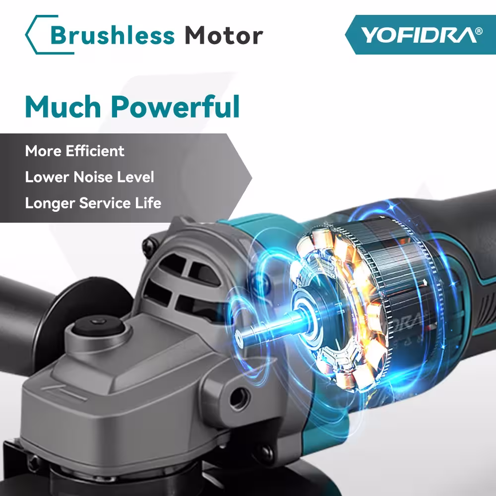 cordless angle grinder 125mm