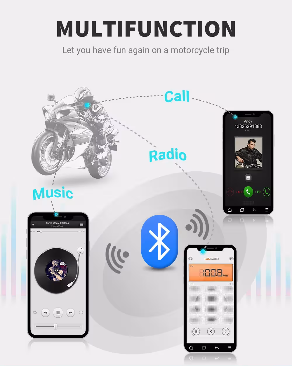motorcycle helmet intercom