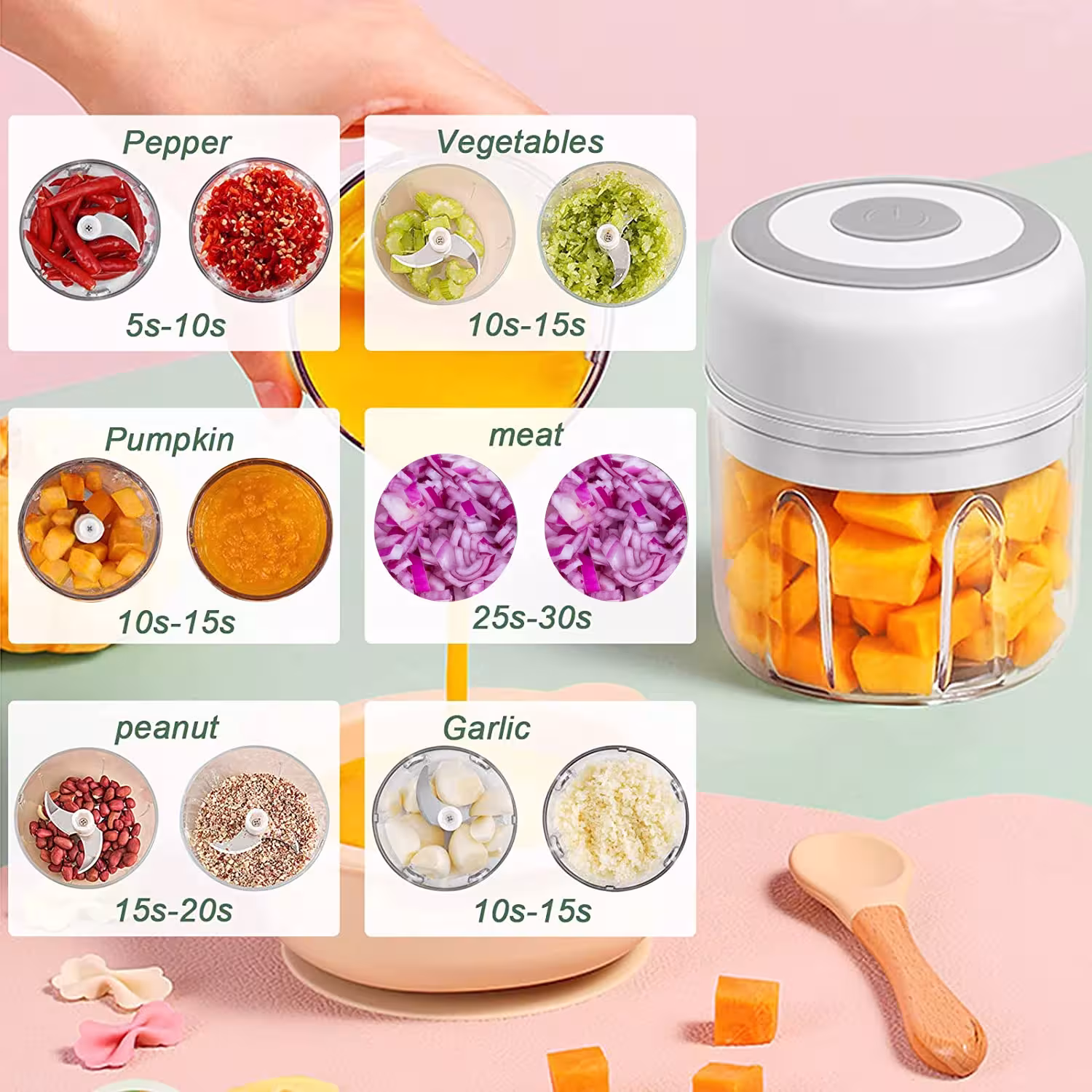 electric garlic press