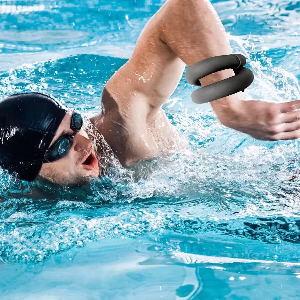 sportinis riešo diržas su svarmenimis