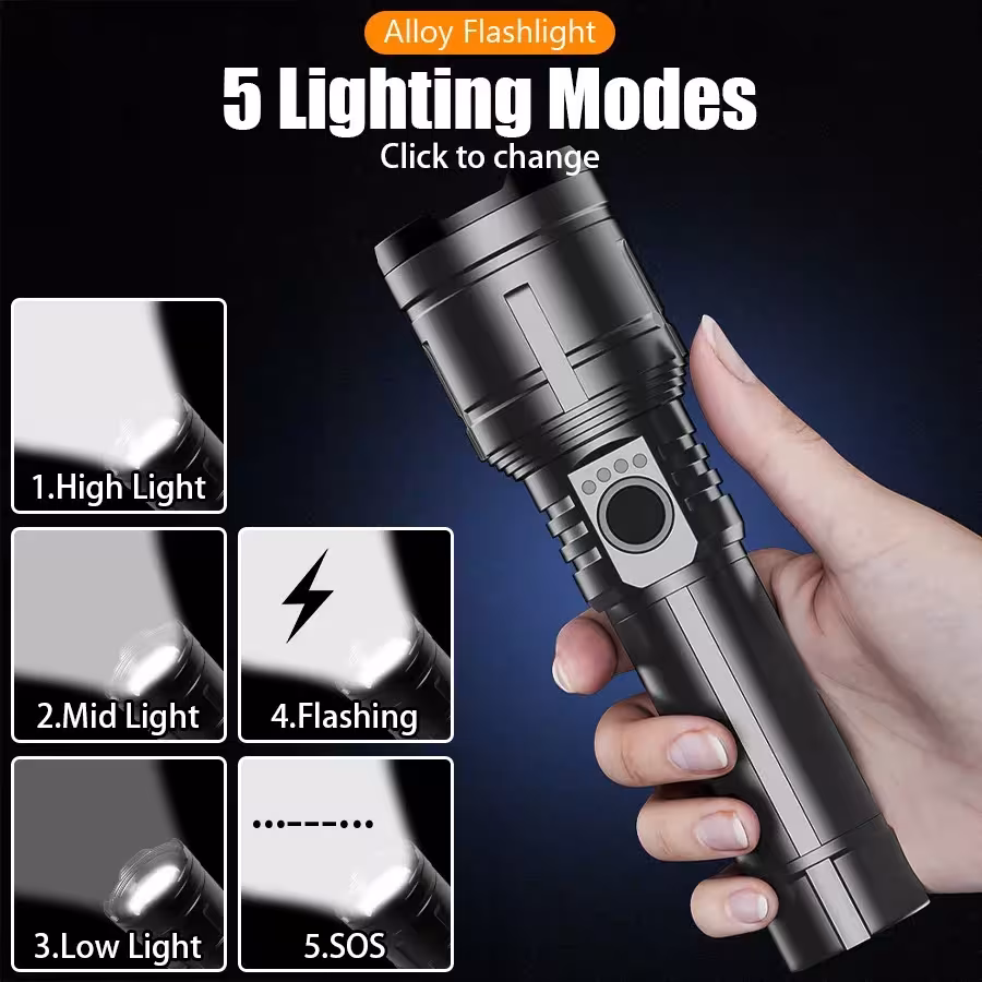 linterna táctica LED