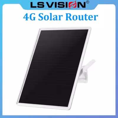 LS VISION 4G solar router WiFi 15W solar módulo 25000mAh