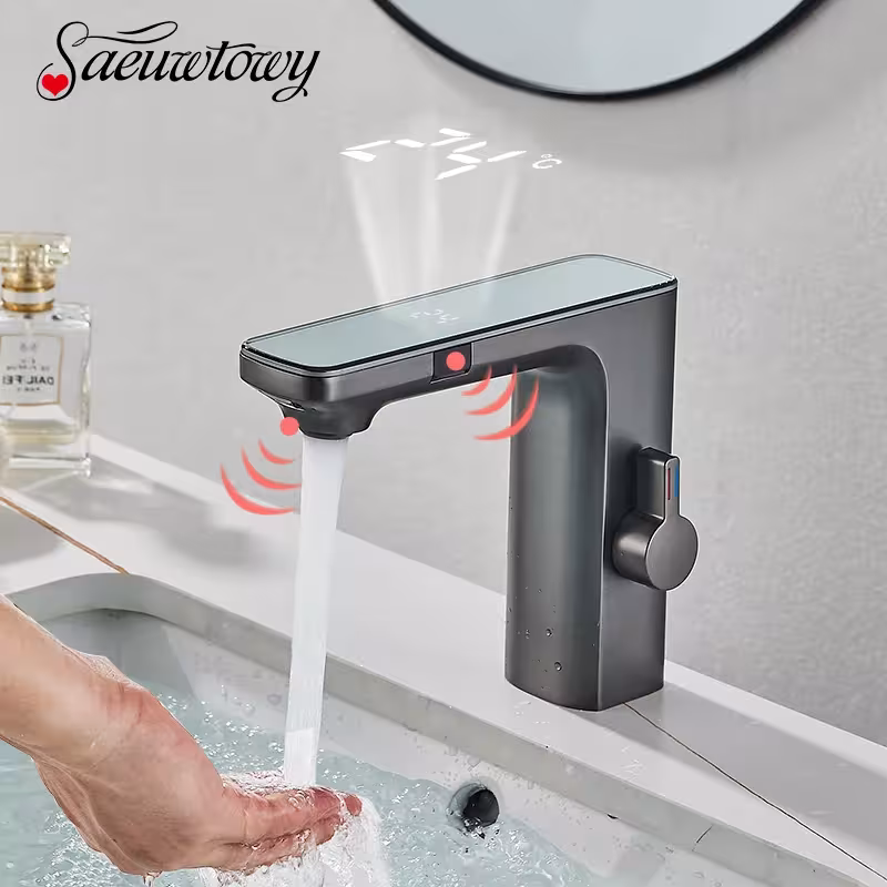 sensore del rubinetto del bagno intelligente