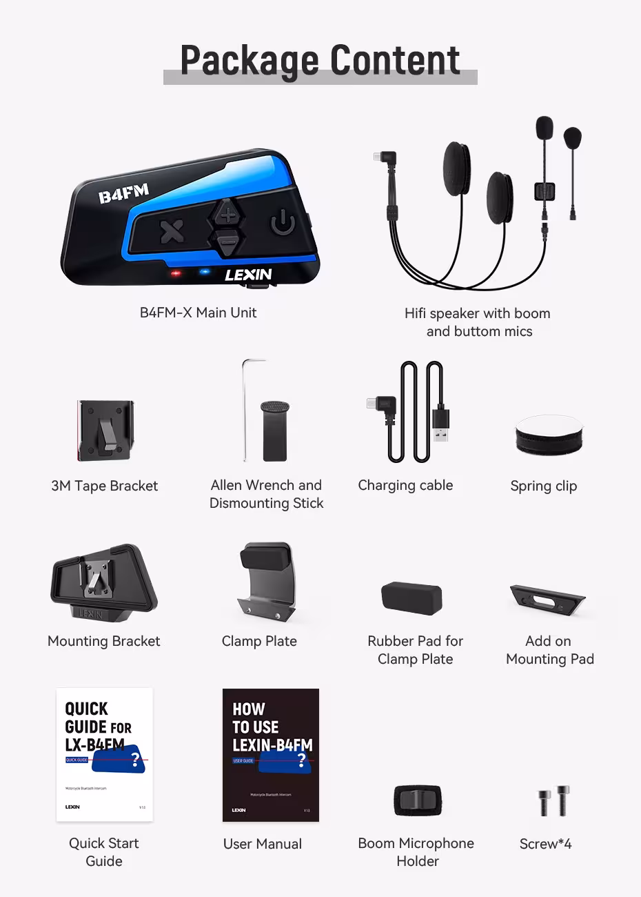 motorcycle Bluetooth helmet 10 riders