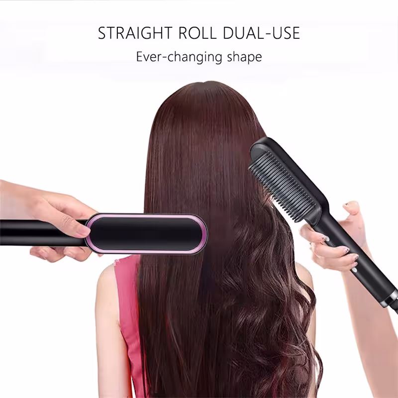 lissage électrique des cheveux