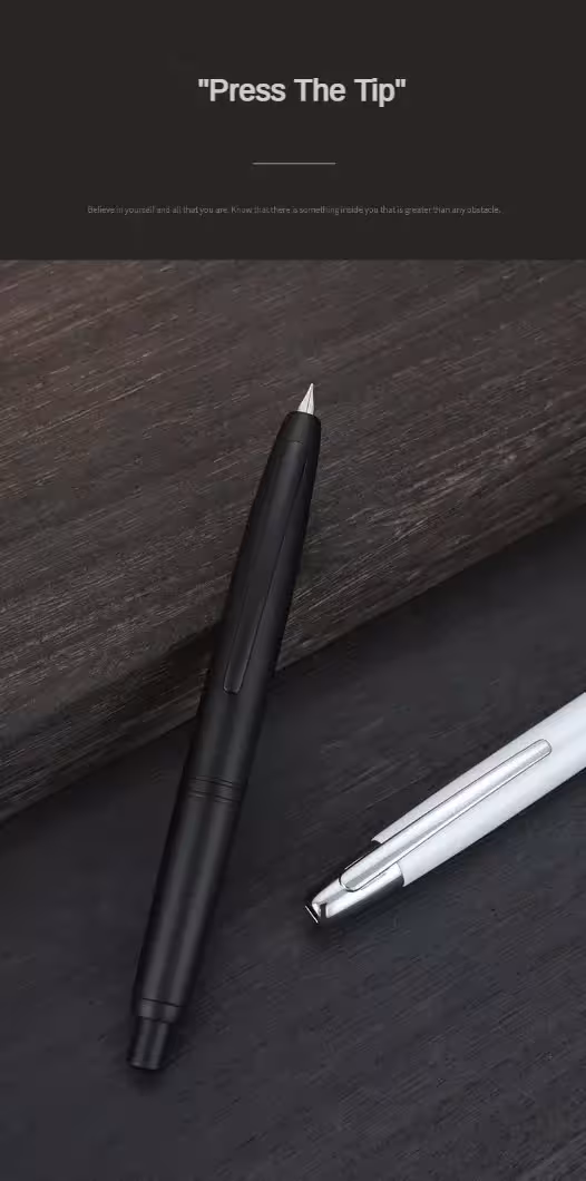spaudžiama tūninga rašiklis