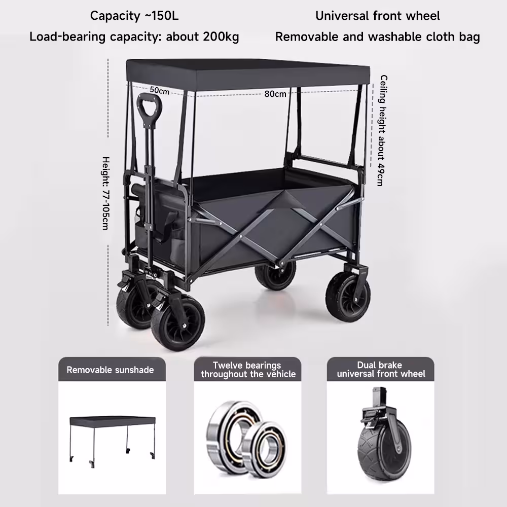 foldable shopping cart