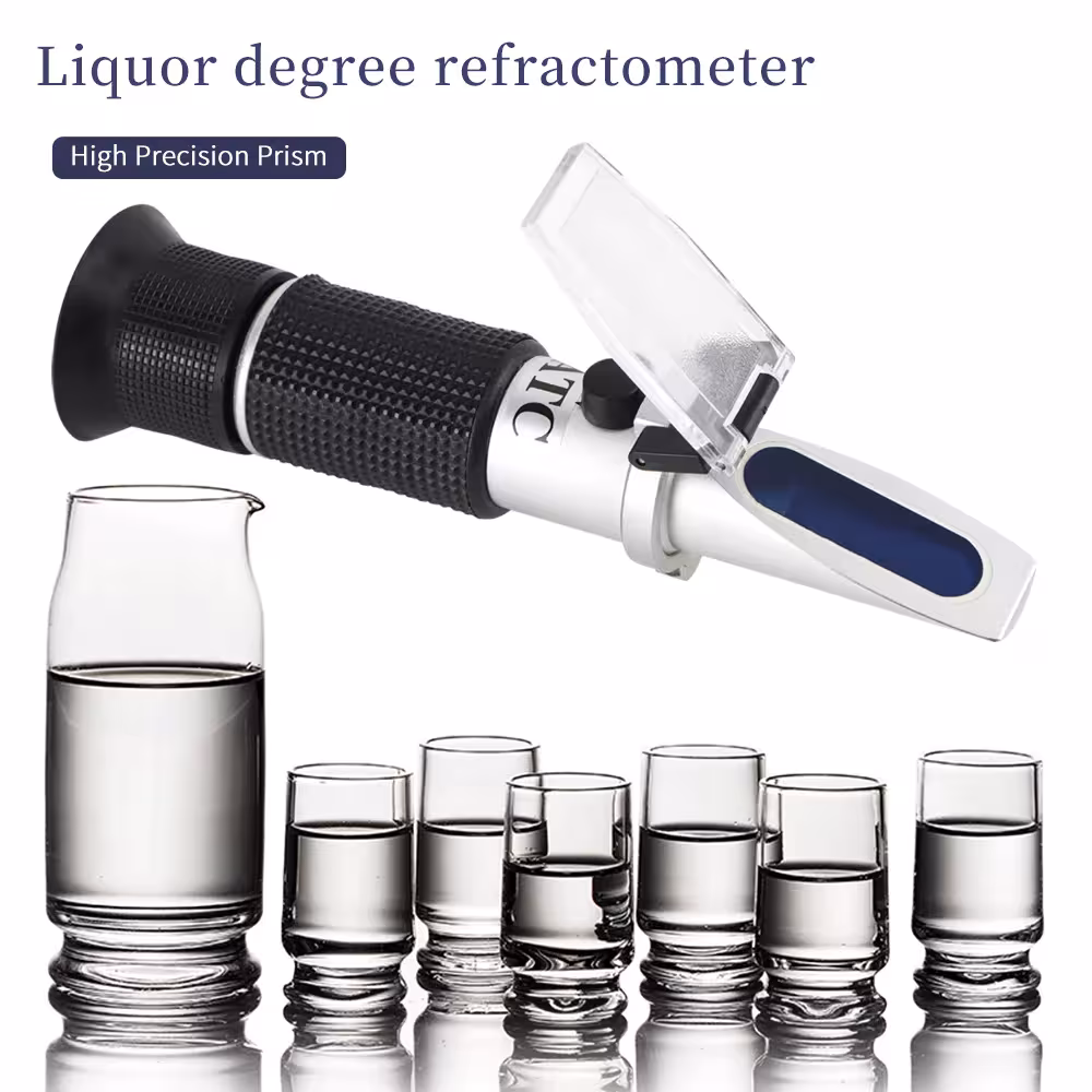 Réfractomètre à alcool 0-80% ATC testeur automatique de compensation de température