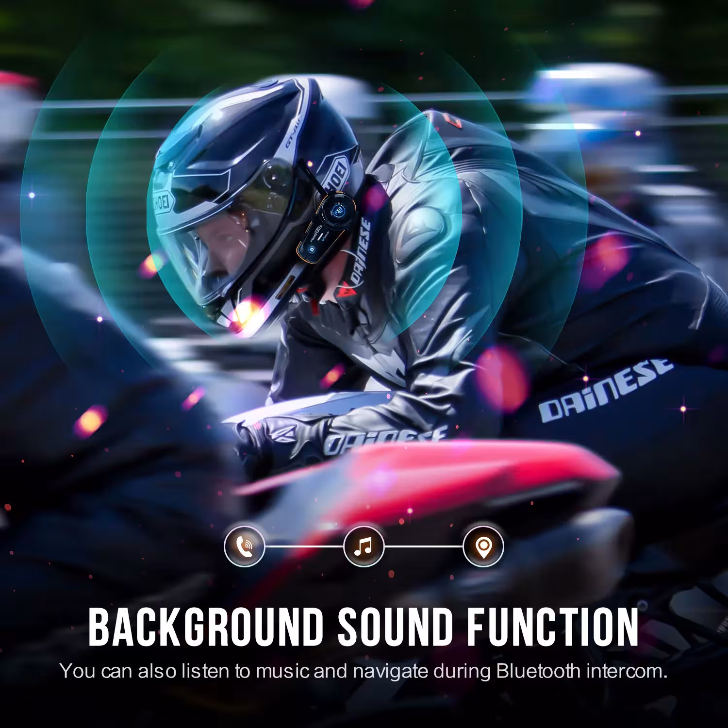 motorcycle Bluetooth helmet headset