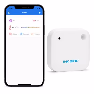 INKBIRD IBS-TH2 Smart Temperature and Moisture Sensor with Bluetooth
