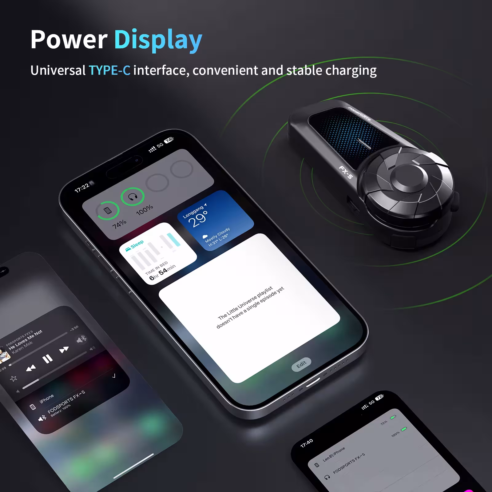 interphone de moto Bluetooth