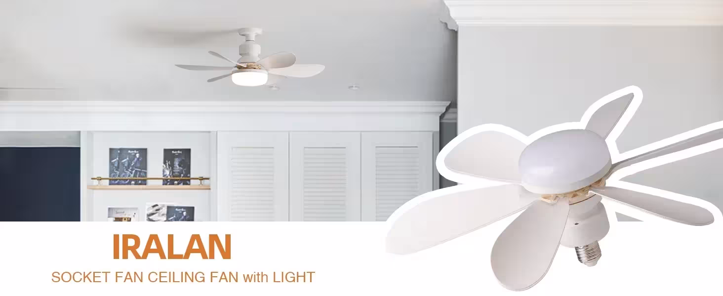 Ventilatore a soffitto LED 30W 40W
