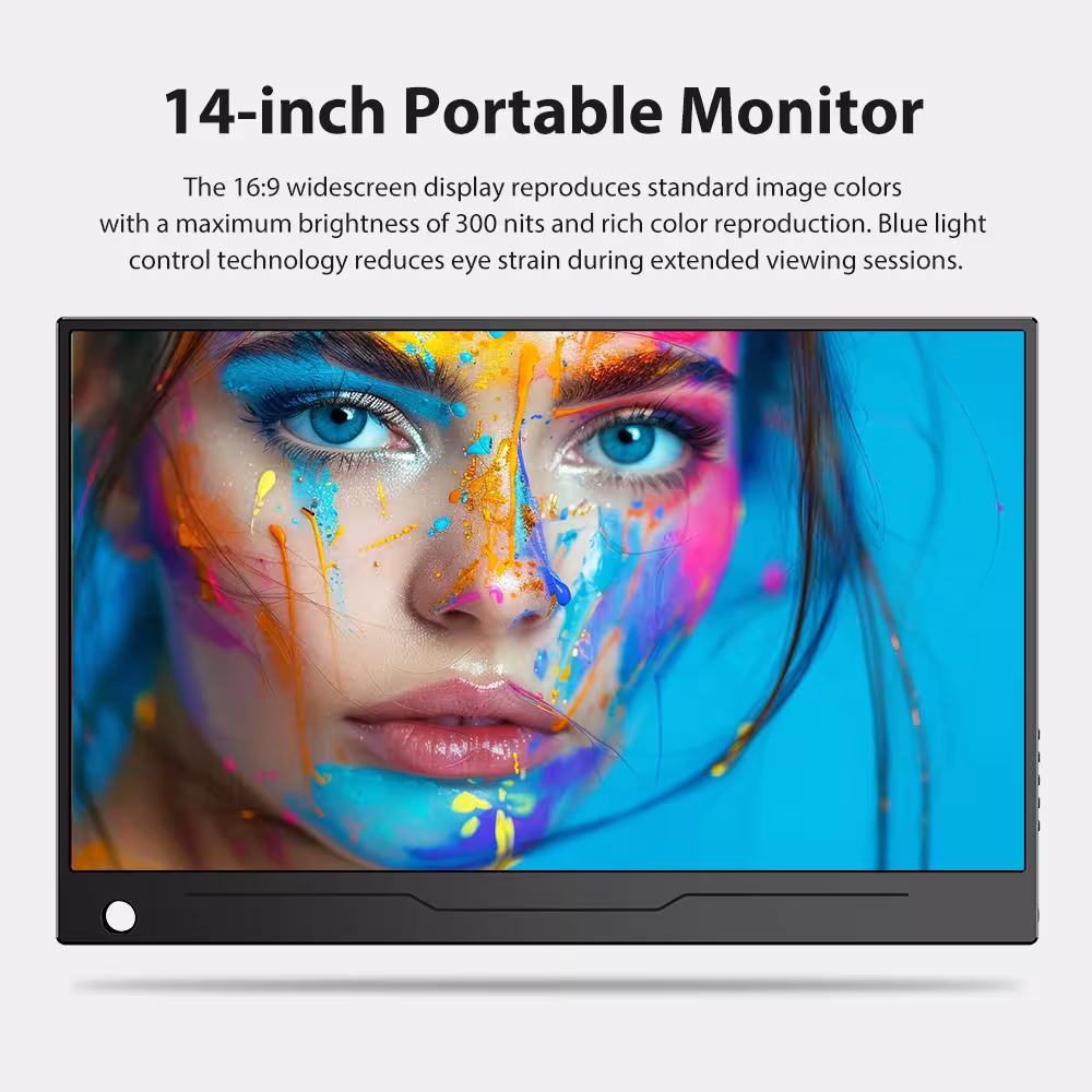 portable gaming monitor, 14 inch