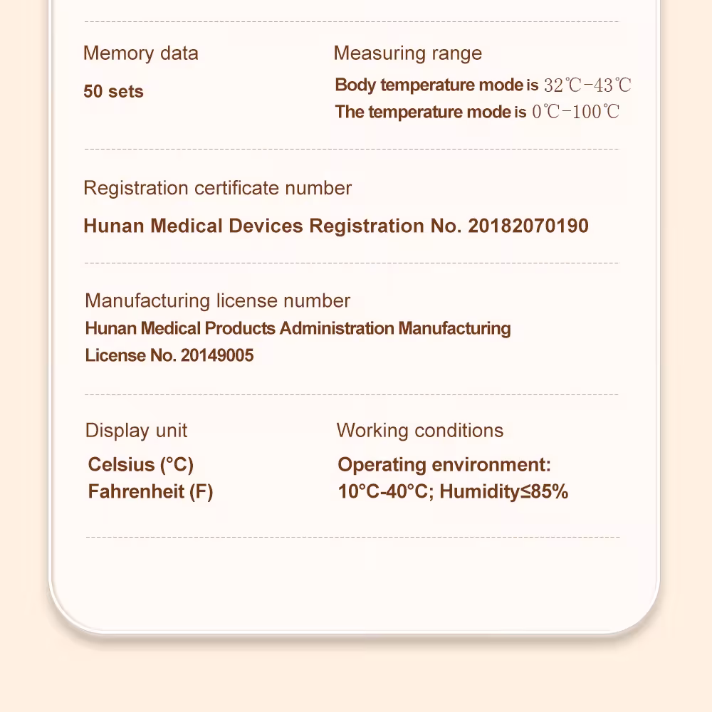 thermomètre sans contact