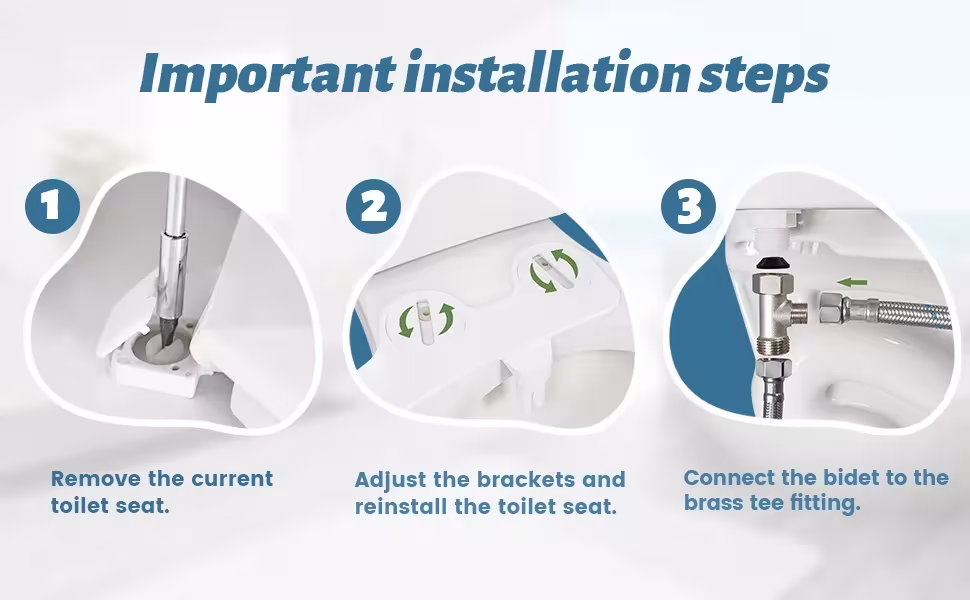 eau pour bidet sans électricité