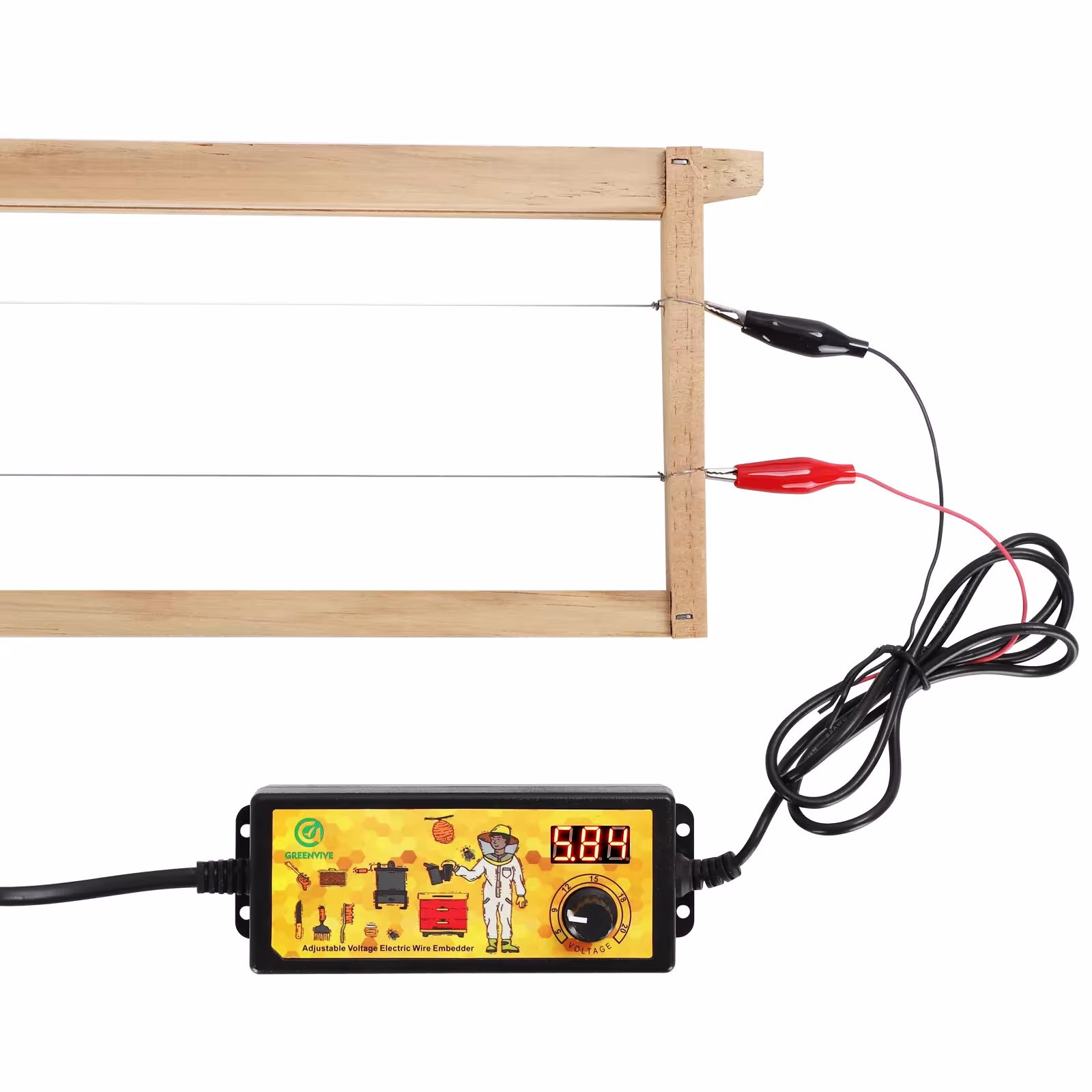Electric wire embedder for bits