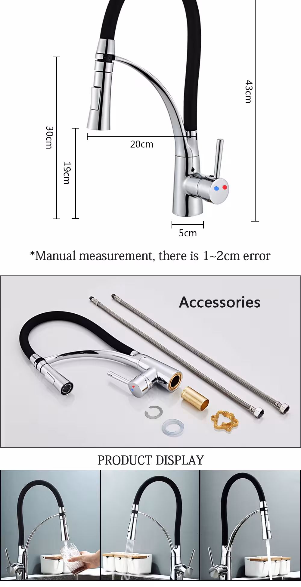 kitchen water filtration faucet