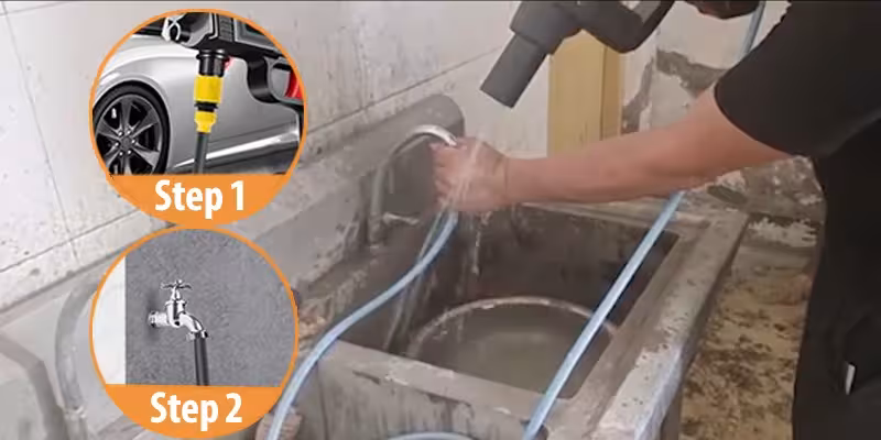 lavatrice ad alta pressione senza fili