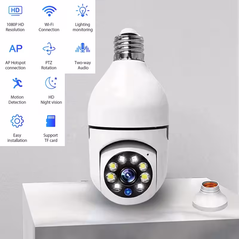 WiFi stebėjimo kamera E27